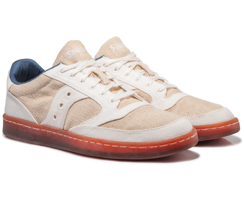 Beige Women's Saucony Jazz Court Rfg Originals | DQLOH8597