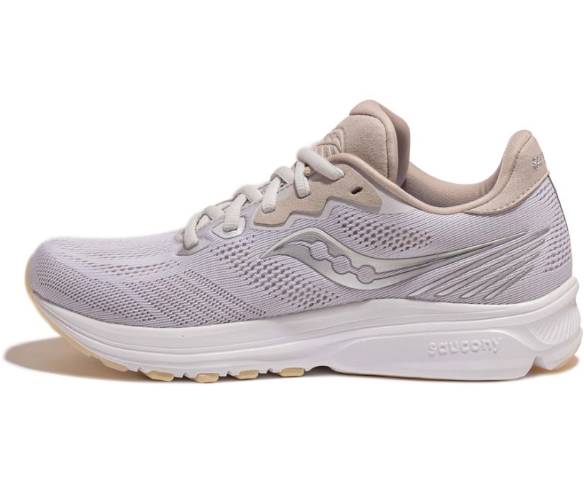 Beige Women's Saucony Ride 14 Running Shoes | KMIWF1358