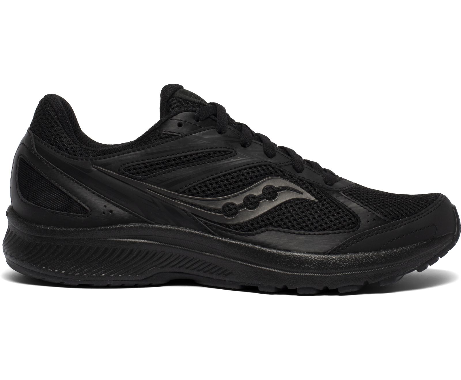 Black / Black Men\'s Saucony Cohesion 14 Running Shoes | ITZQF5820