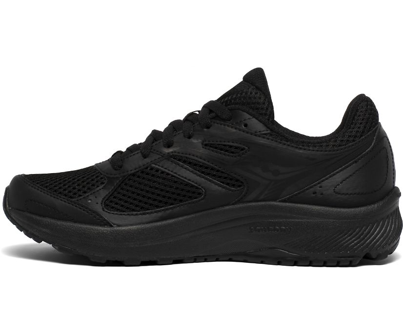 Black / Black Women's Saucony Cohesion 14 Running Shoes | OQUFI4579