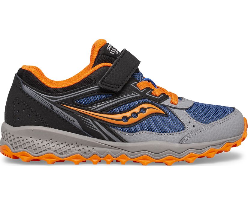 Black / Blue / Orange Kids' Saucony Cohesion 14 A/C Sneakers | WLCGS8927