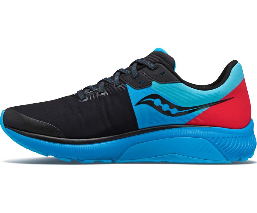 Black / Blue / Red Women's Saucony Guide 14 Runshield Running Shoes | VWYNH4751