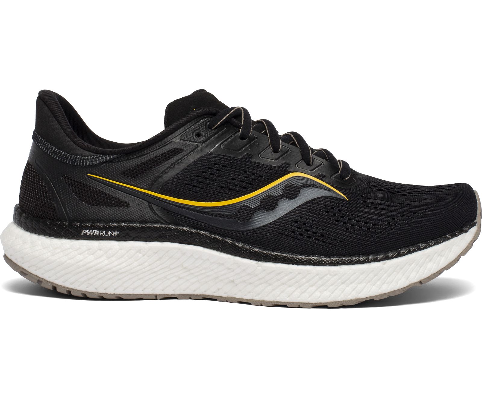 Black / Gold Men\'s Saucony Hurricane 23 Running Shoes | RUPHT7194