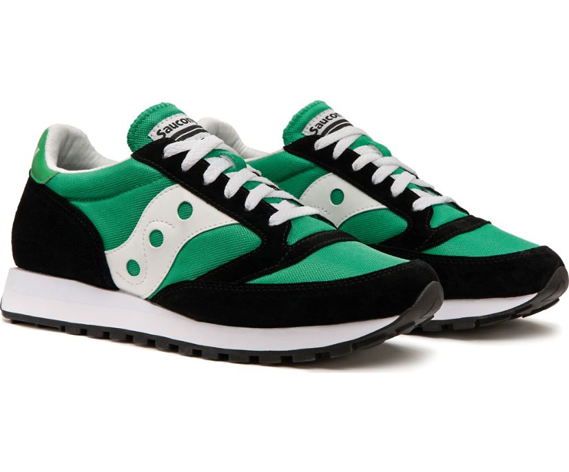 Black / Green / White Women's Saucony Jazz 81 Originals | DEVKA1702