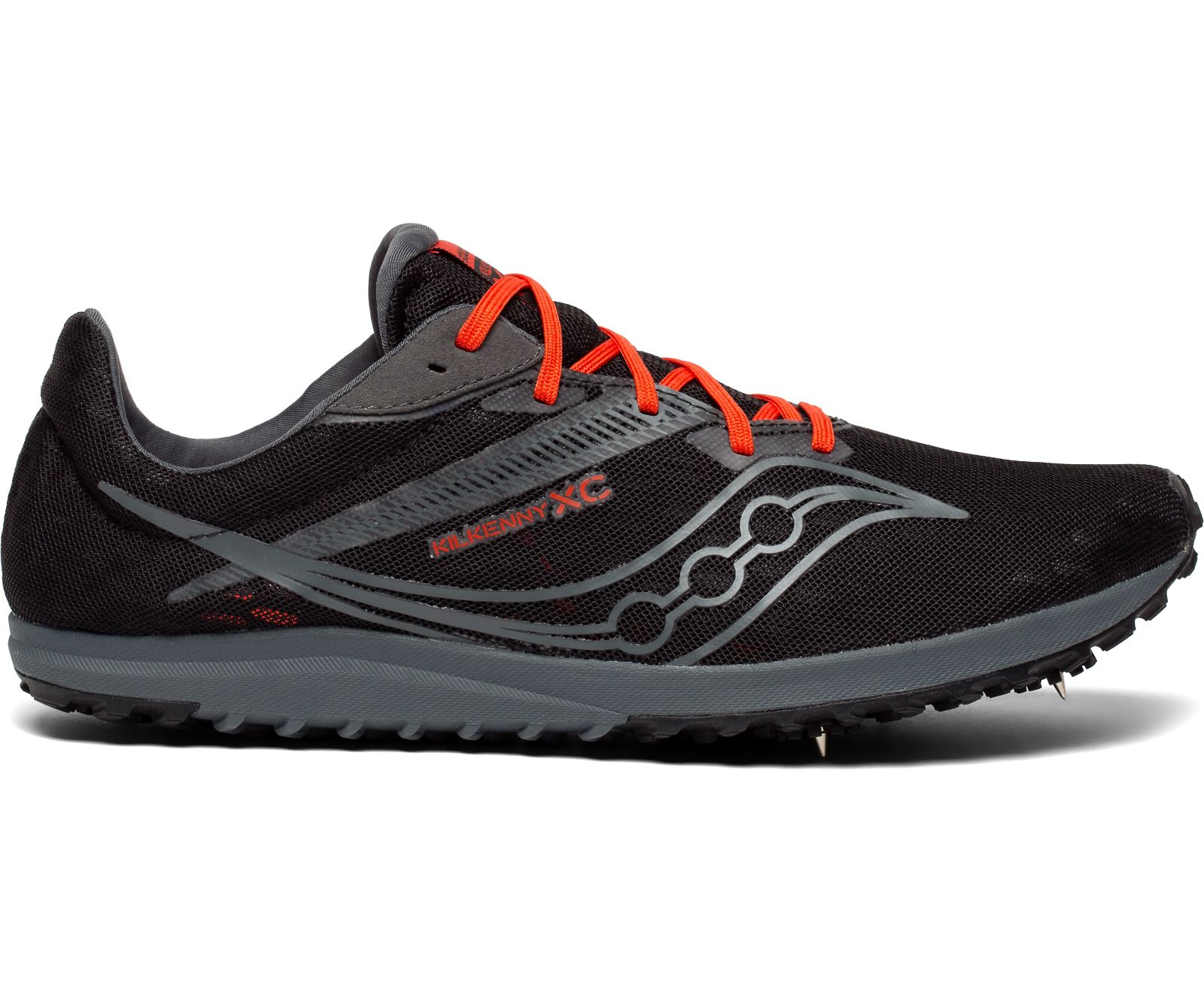 Black / Grey Men\'s Saucony Kilkenny Xc9 Spike Running Shoes | ZAFTW8249