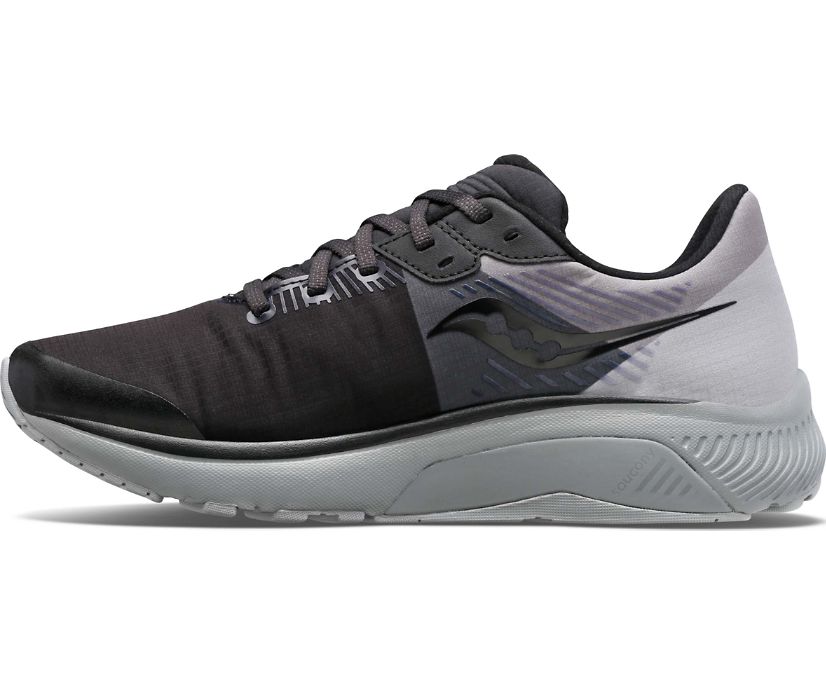 Black / Grey Women's Saucony Guide 14 Runshield Running Shoes | FOZHI9045