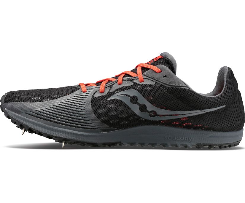 Black / Grey Women's Saucony Kilkenny Xc9 Spike Running Shoes | UEADQ0945