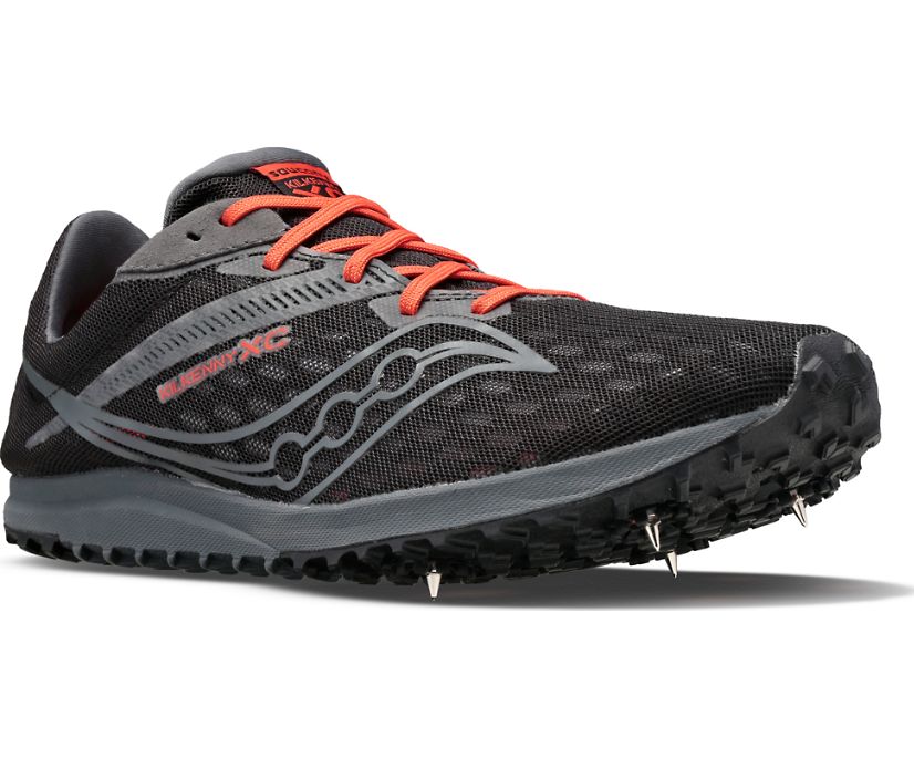 Black / Grey Women's Saucony Kilkenny Xc9 Spike Running Shoes | UEADQ0945