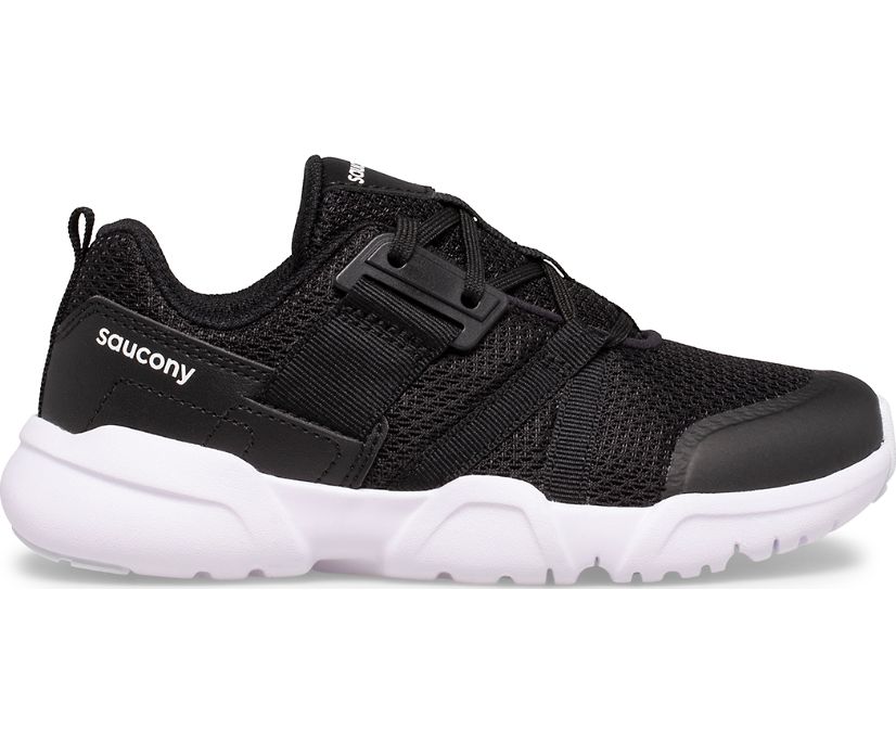 Black Kids' Saucony Vertex Lace Sneakers | FOXGD8217