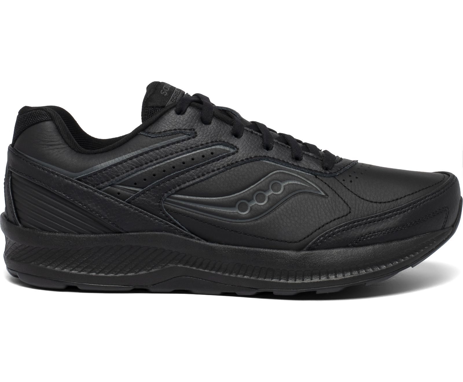 Black Men\'s Saucony Echelon Walker 3 Extra Wide Walking Shoes | WDPRS5316