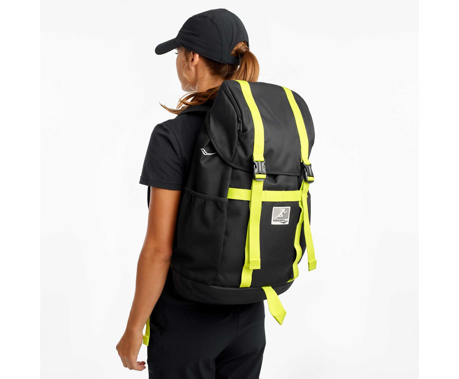 Black Men\'s Saucony Overhaul Backpacks | JQSML6957