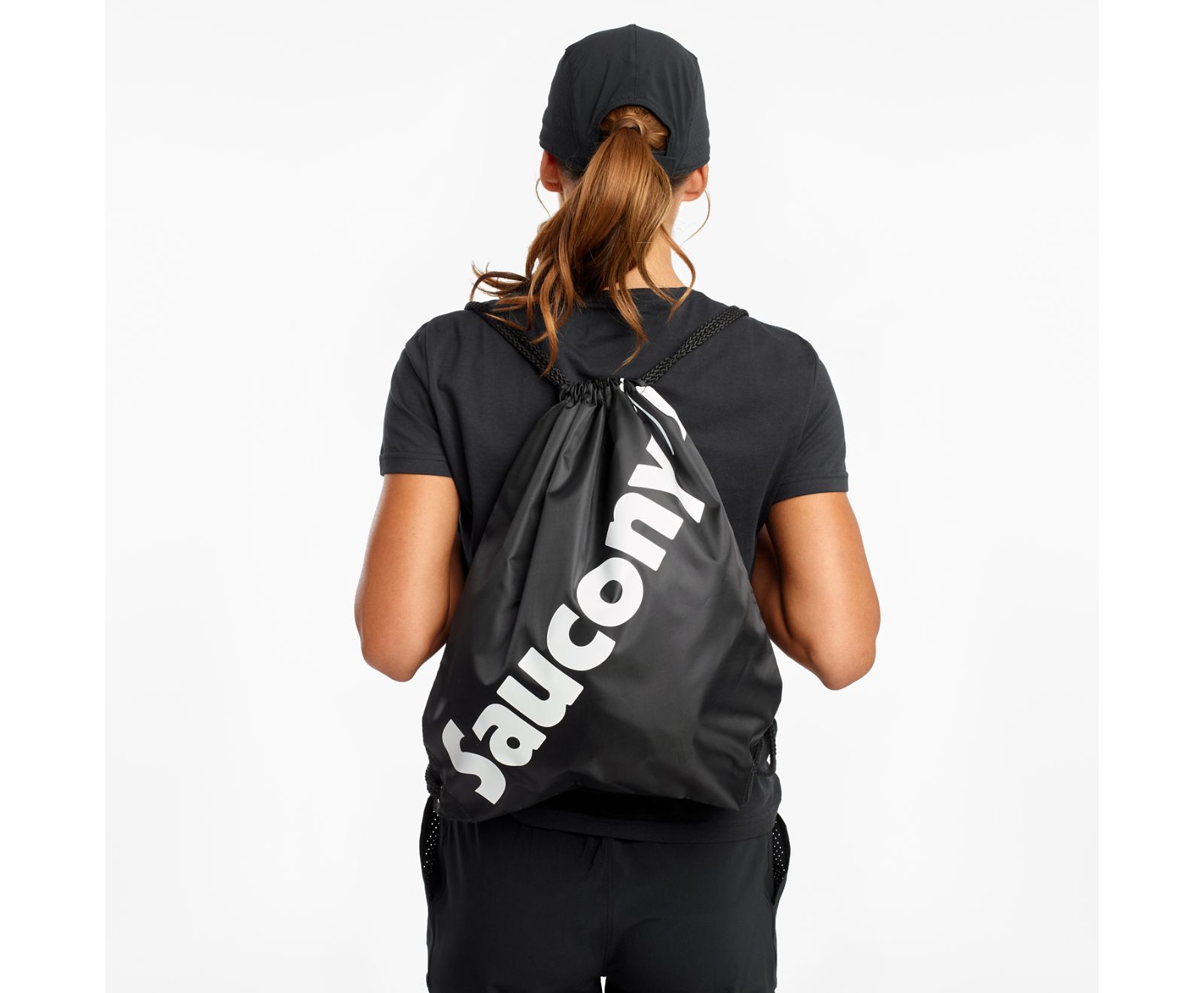 Black Men\'s Saucony String Bags | NCEZH6785