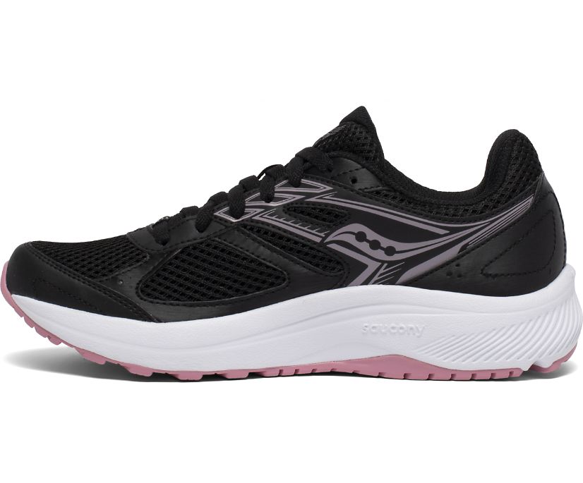 Black / Pink Women's Saucony Cohesion 14 Running Shoes | ZCLNH8539