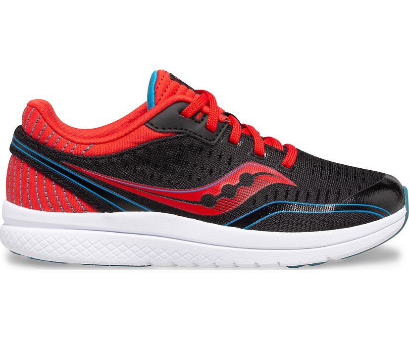 Black / Red / Blue Kids' Saucony Kinvara 11 Sneakers | RTJCL3698