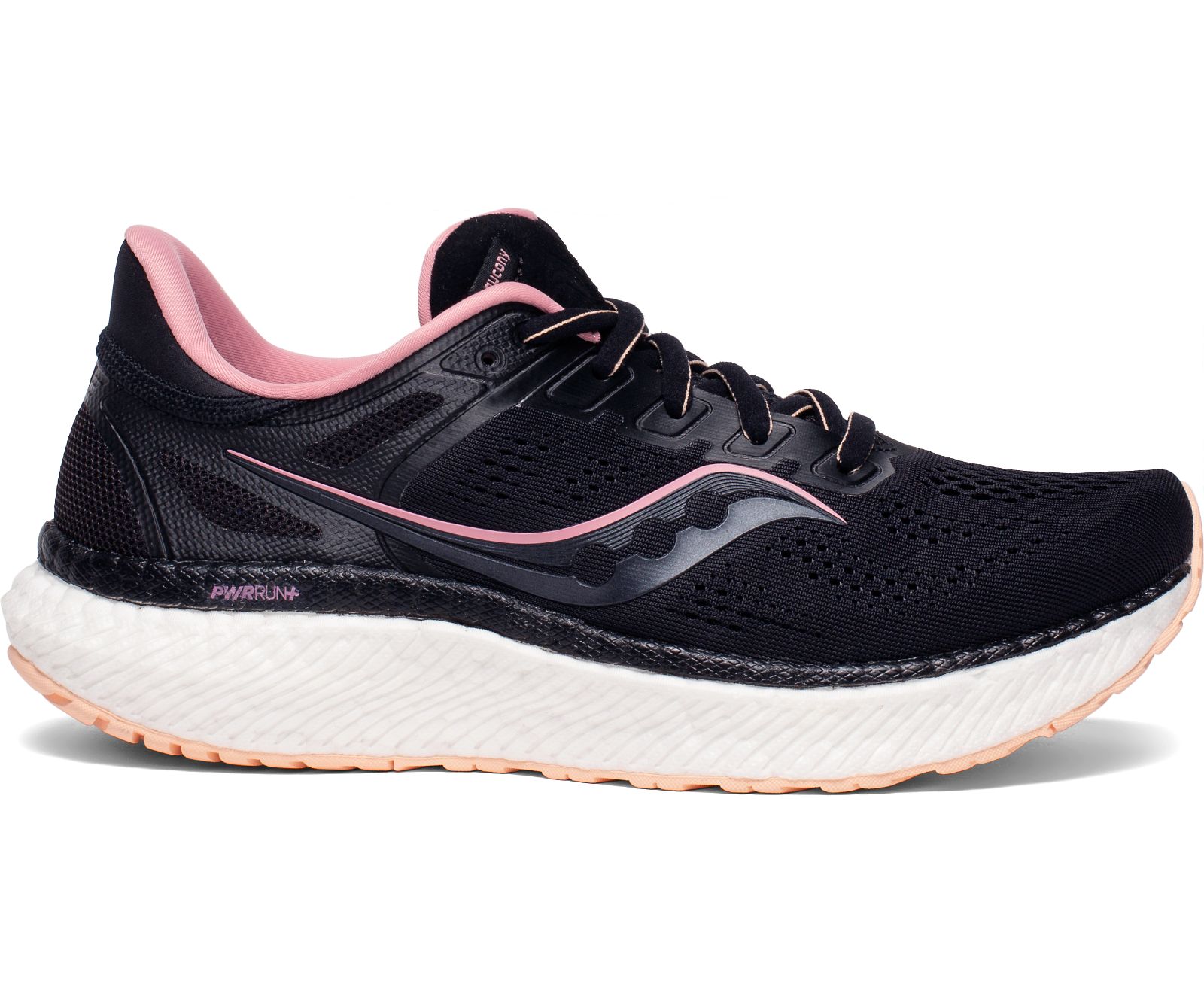 Black / Rose Women\'s Saucony Hurricane 23 Running Shoes | RUEWH6714