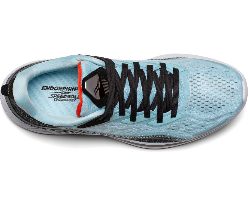 Black / Turquoise Women's Saucony Endorphin Shift 2 Running Shoes | NBWAH4186