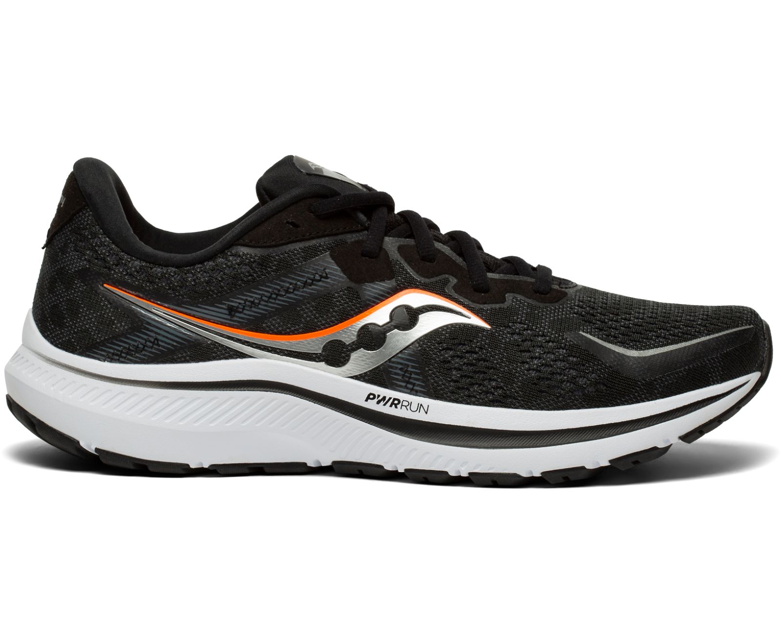 Black / White Men\'s Saucony Omni 20 Wide Running Shoes | VFOKJ3127