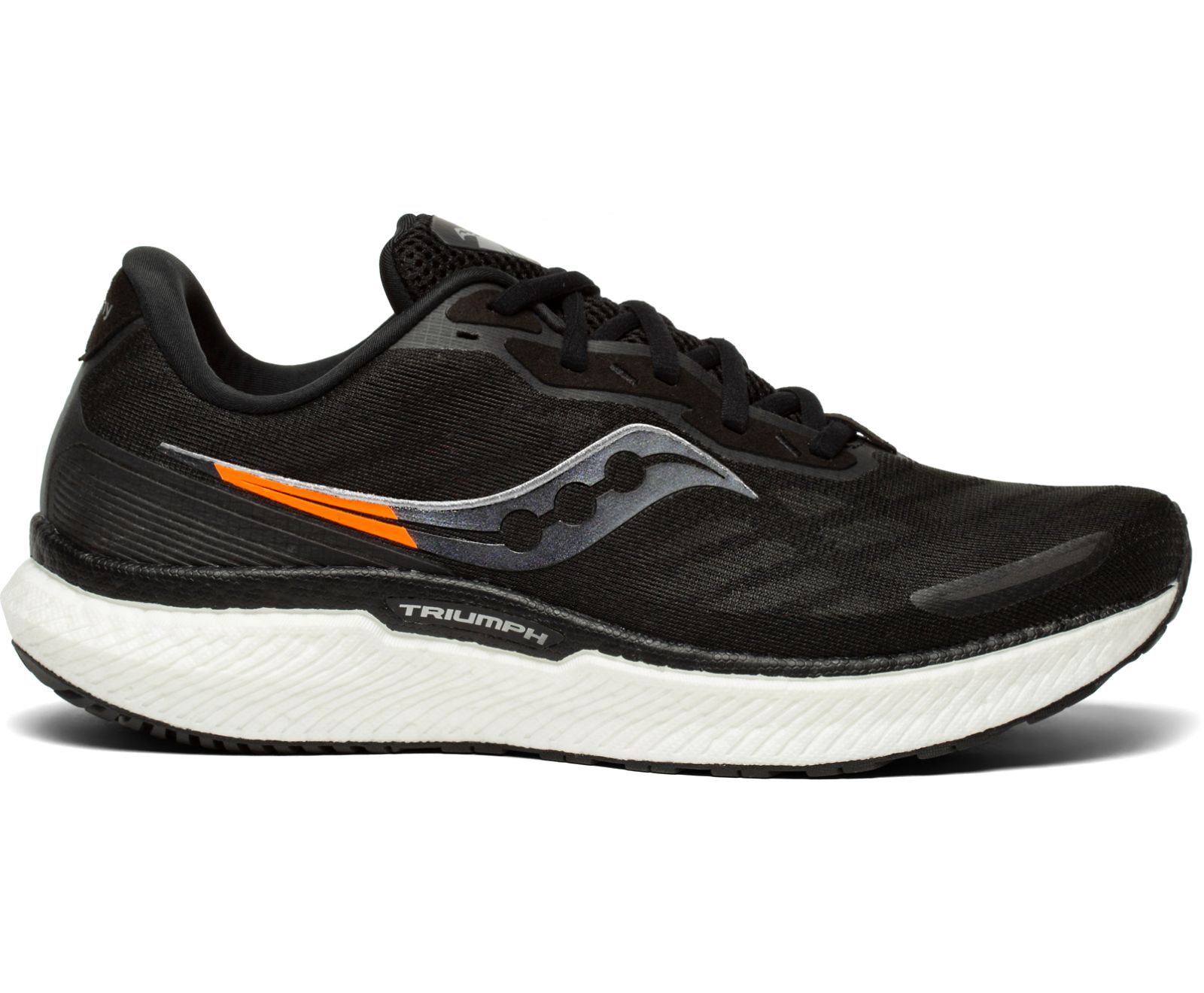 Black / White Men\'s Saucony Triumph 19 Running Shoes | JBCAL7081