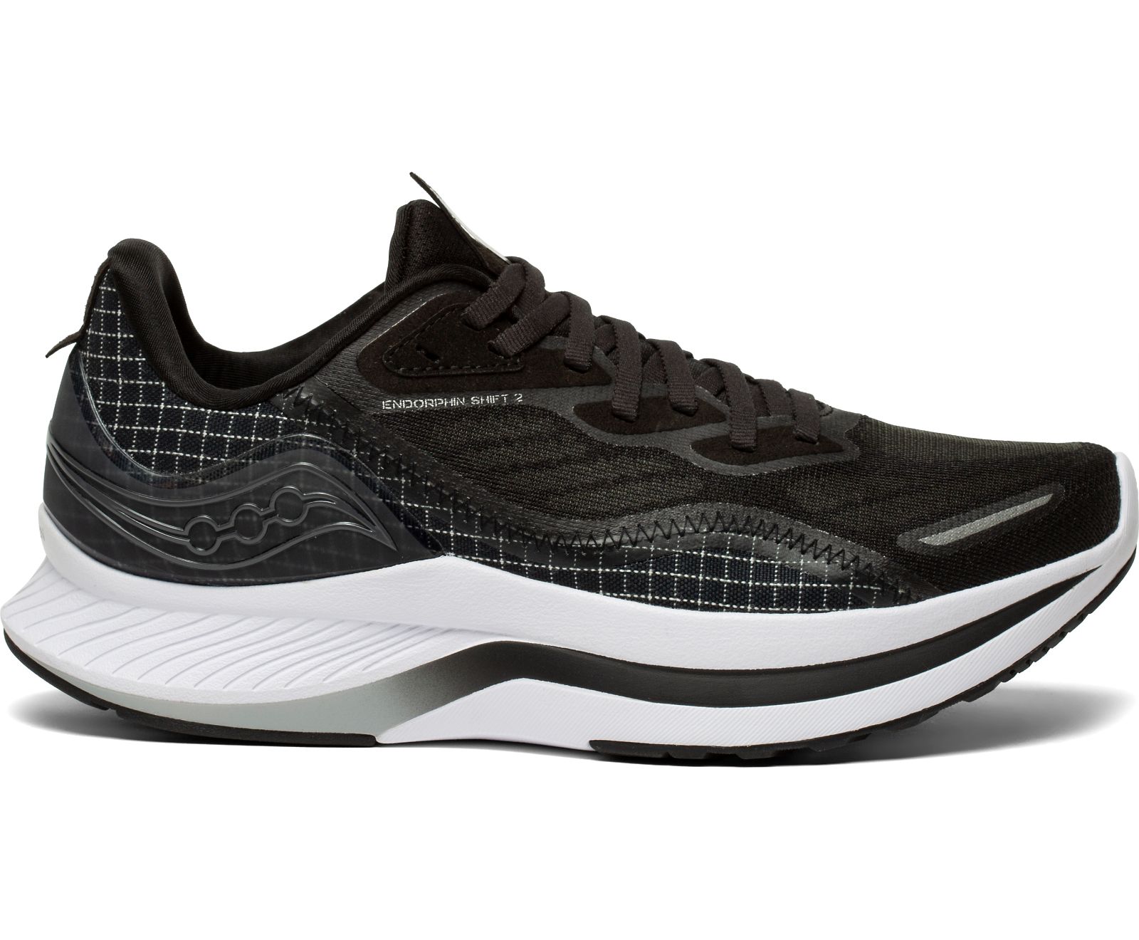 Black / White Women\'s Saucony Endorphin Shift 2 Running Shoes | GZYUE2430