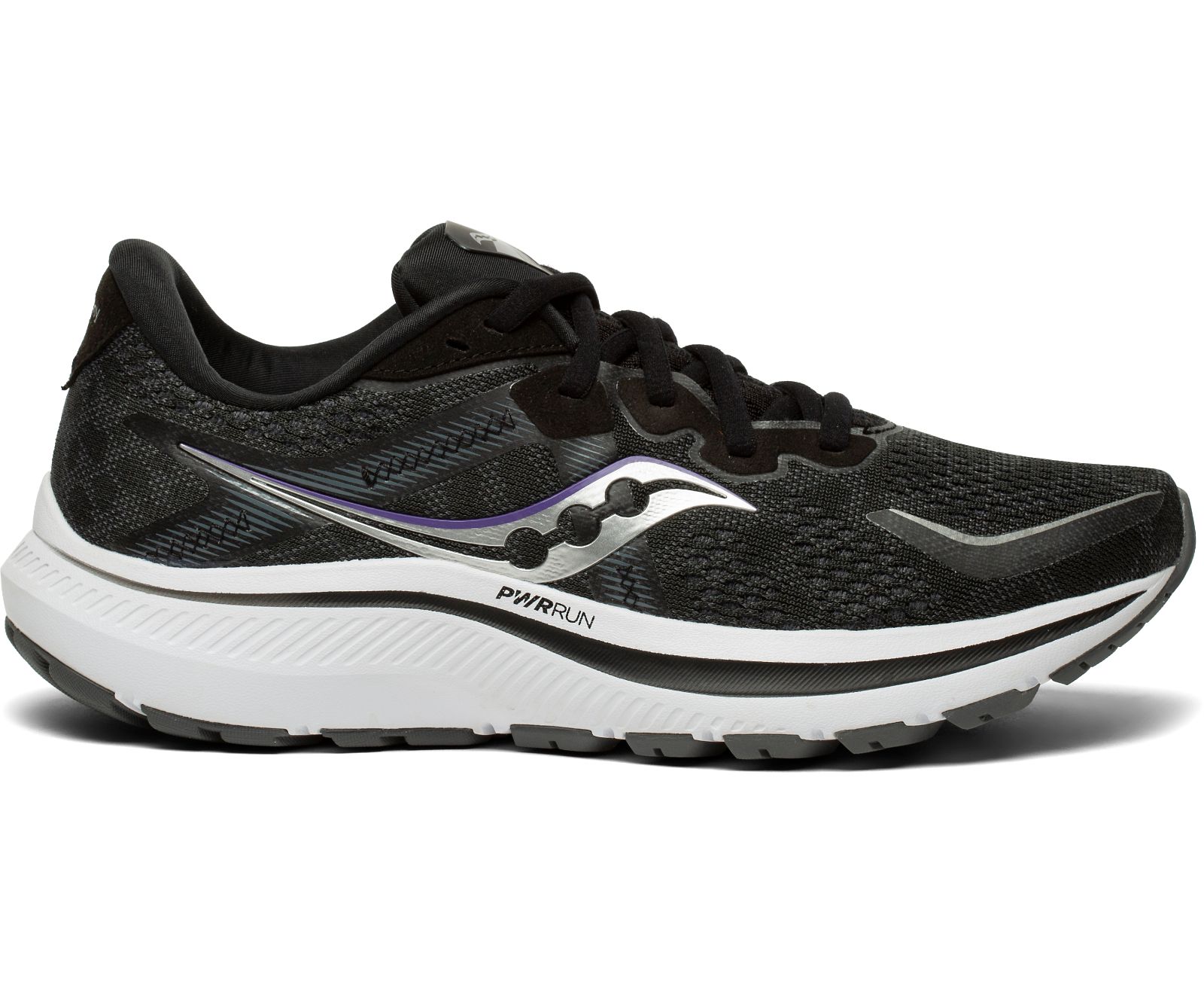 Black / White Women\'s Saucony Omni 20 Running Shoes | SXOIV4286