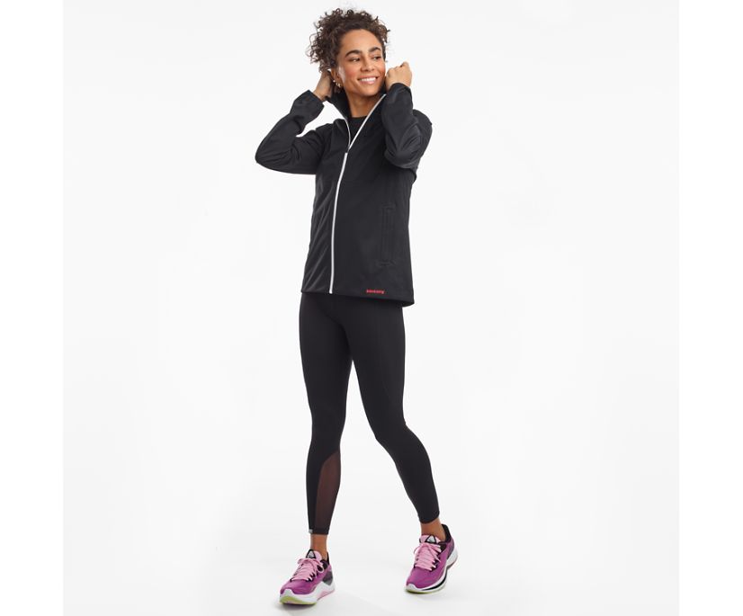 Black Women's Saucony Drizzle 2.0 Jackets | FNZAW5247