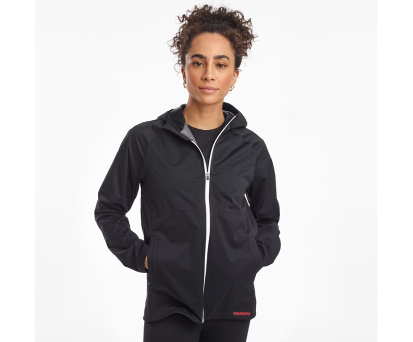 Black Women\'s Saucony Drizzle 2.0 Jackets | FNZAW5247