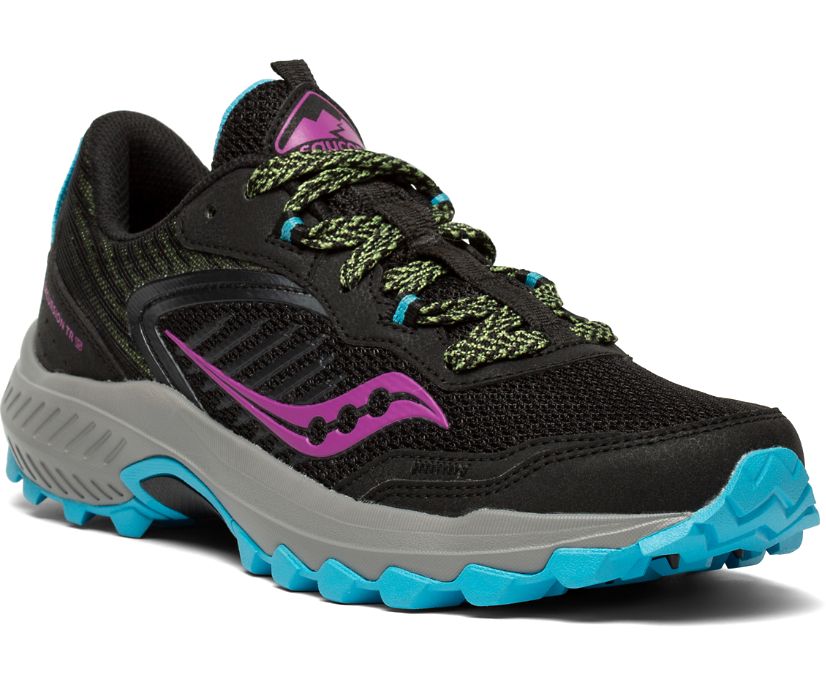 Black Women's Saucony Excursion Tr15 Trail Running Shoes | GSAFI4768