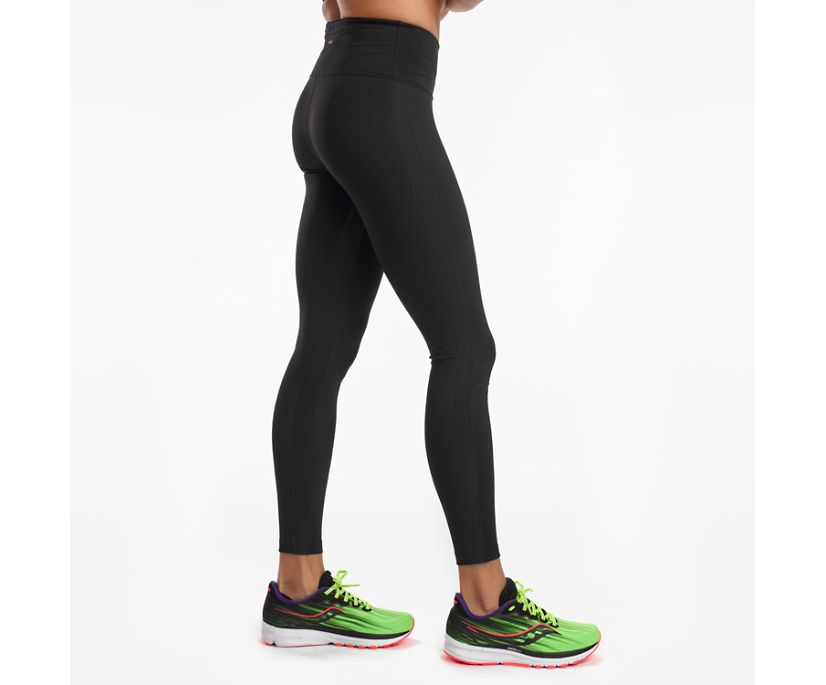 Black Women's Saucony Fortify Pants | OEQMN1746