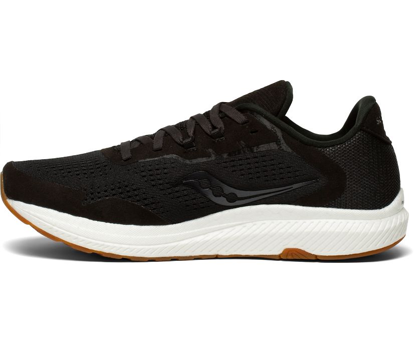 Black Women's Saucony Freedom 4 Running Shoes | BIVPF5937