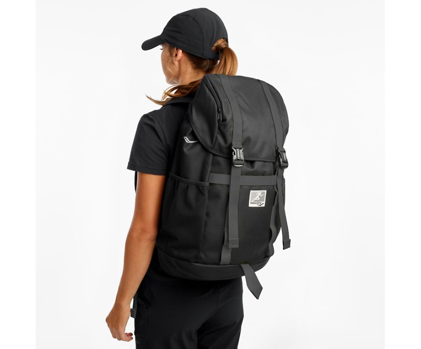 Black Women's Saucony Overhaul Backpacks | TXLSO8295