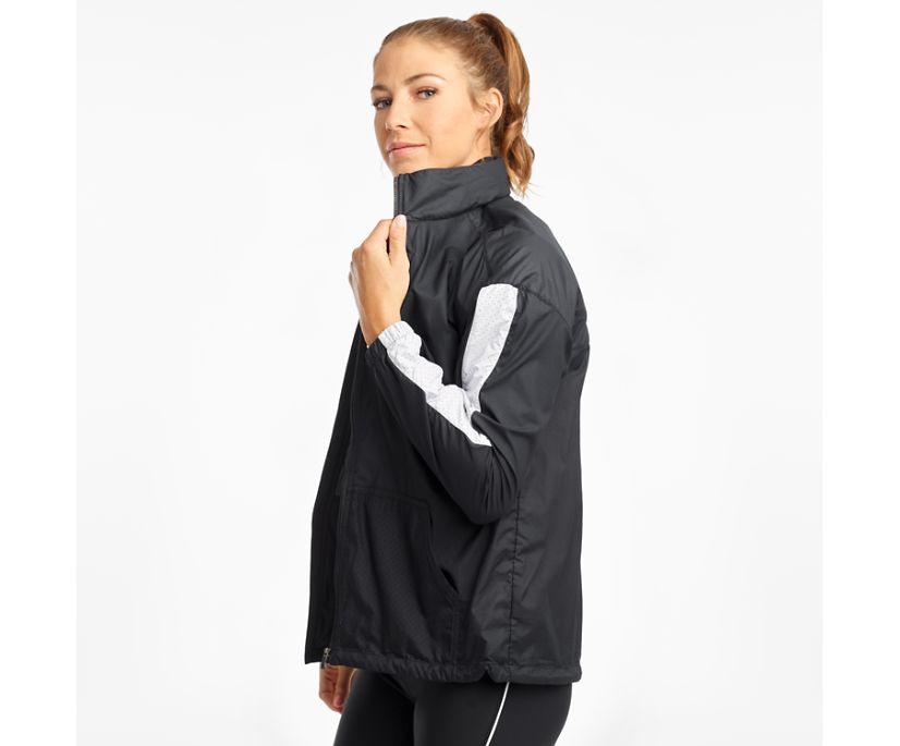 Black Women's Saucony Packaway Jackets | BCIVL9047