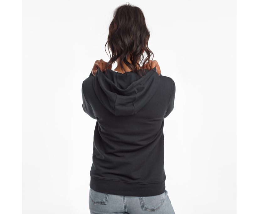 Black Women's Saucony Rested Shirts | WDEXK9275