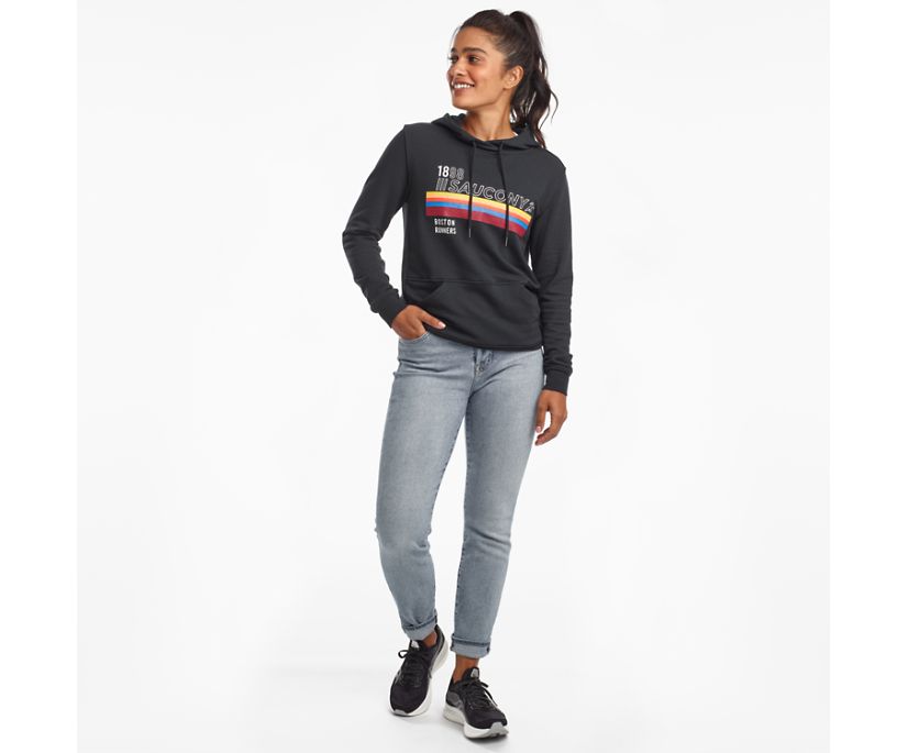 Black Women's Saucony Rested Shirts | WDEXK9275