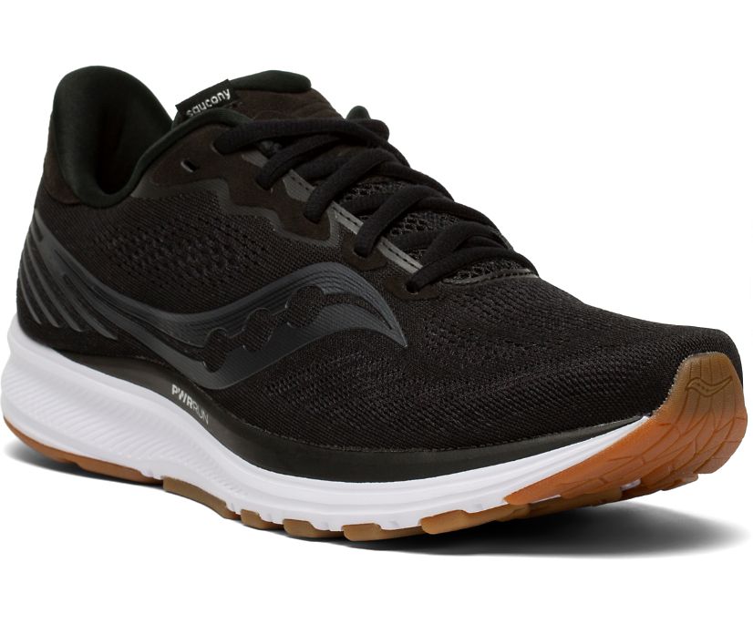 Black Women's Saucony Ride 14 Running Shoes | YPHQJ5674