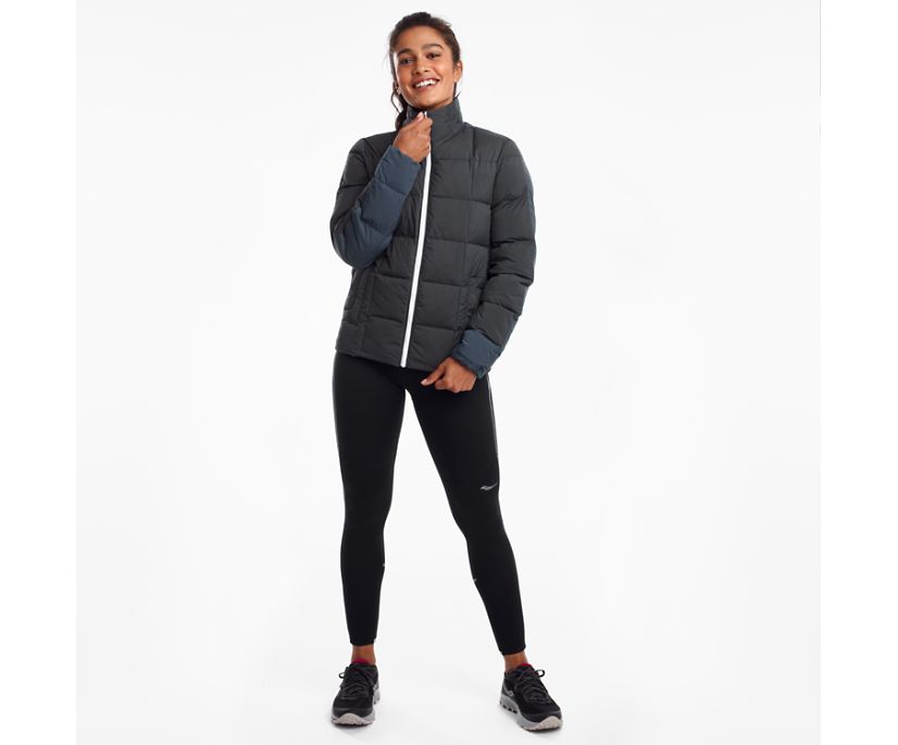 Black Women's Saucony Snowdrift 2.0 Jackets | NGIZA6259