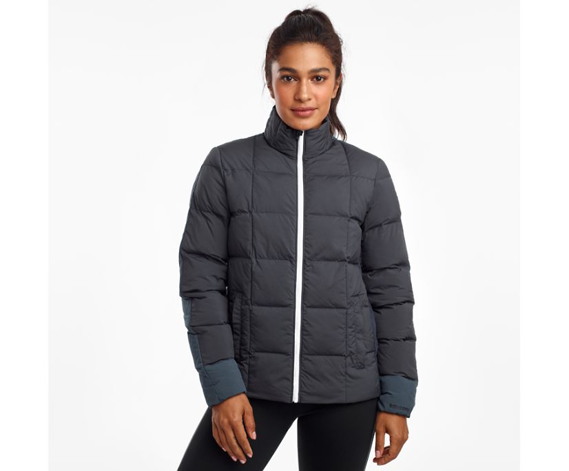 Black Women\'s Saucony Snowdrift 2.0 Jackets | NGIZA6259