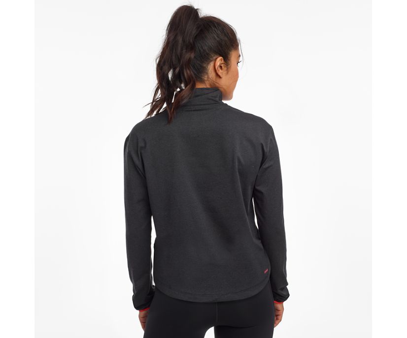 Black Women's Saucony Sunday Pocket Jackets | JXKNQ6849