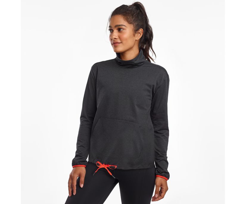 Black Women\'s Saucony Sunday Pocket Jackets | JXKNQ6849