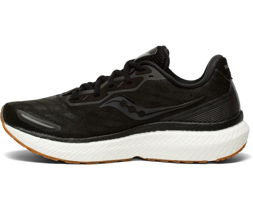 Black Women's Saucony Triumph 19 Running Shoes | XCKJW5324