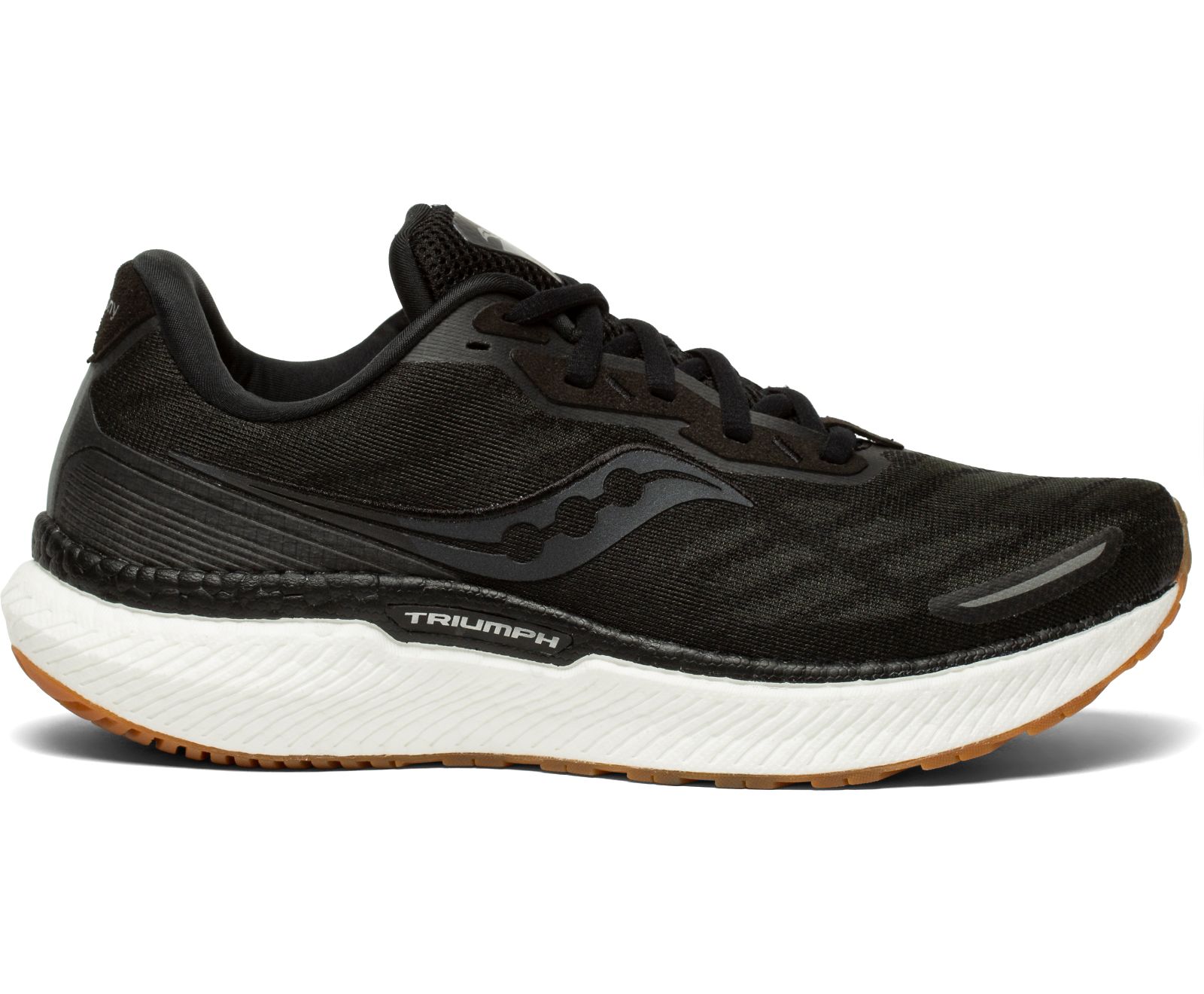 Black Women\'s Saucony Triumph 19 Running Shoes | XCKJW5324