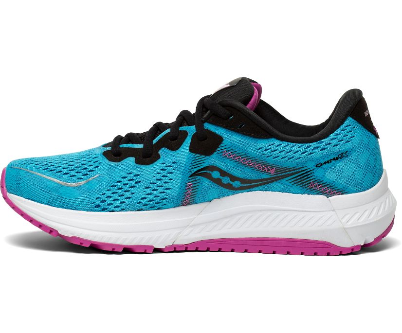 Blue / Black Women's Saucony Omni 20 Running Shoes | SHRZG1347