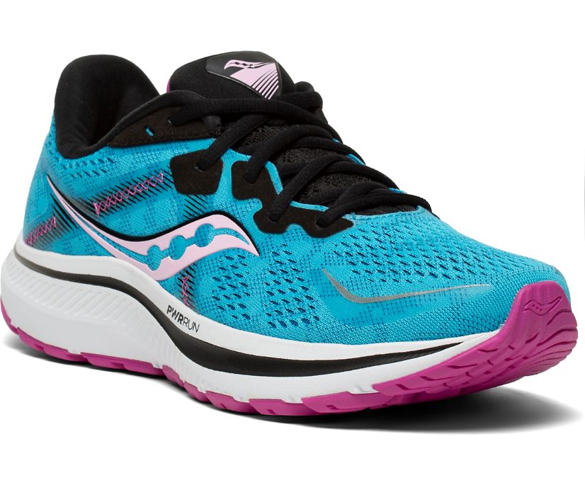 Blue / Black Women's Saucony Omni 20 Running Shoes | SHRZG1347