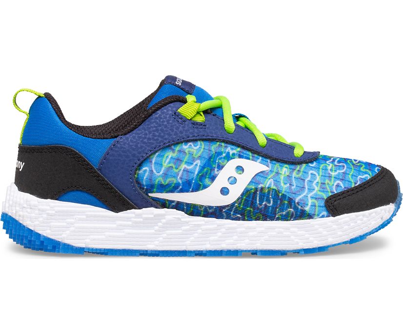 Blue Camo Kids' Saucony Voxel 6000 Sneakers | TWOBG5698