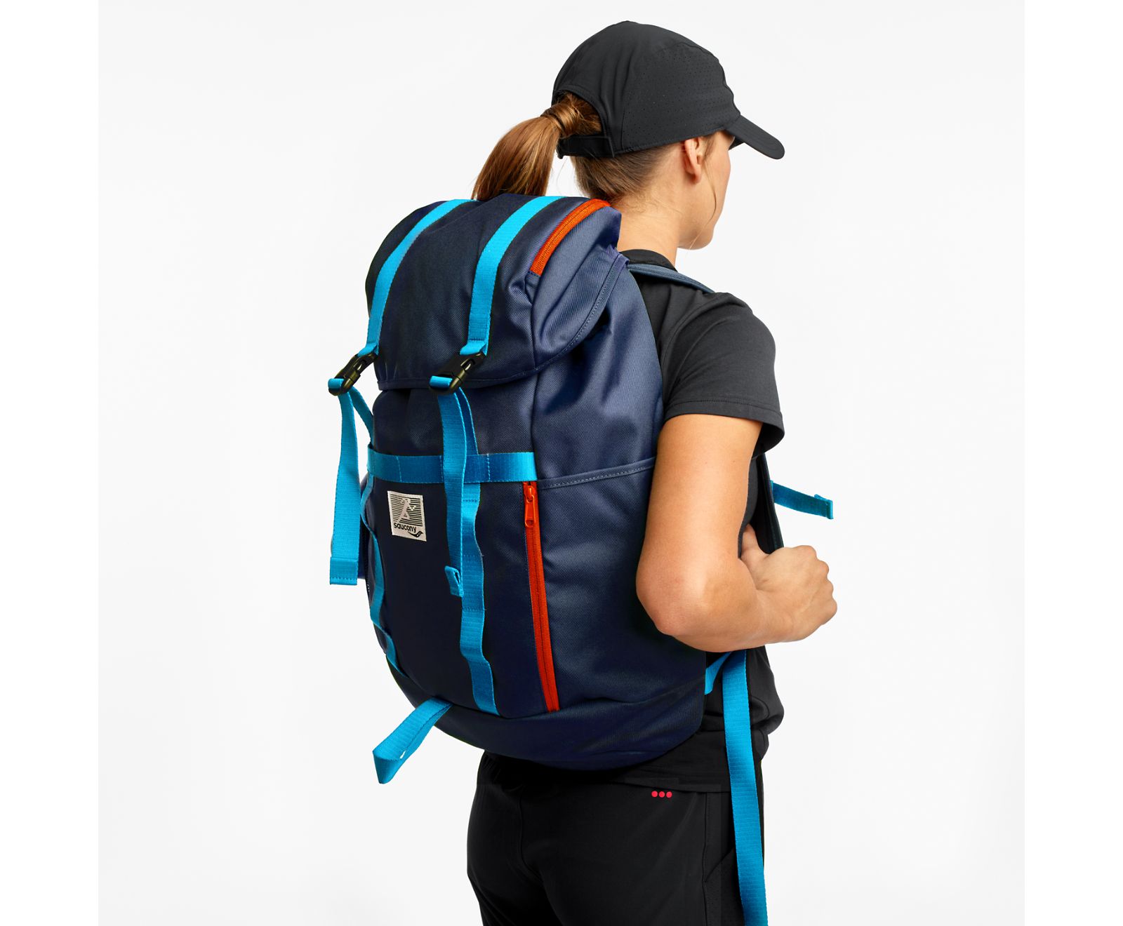 Blue Men\'s Saucony Overhaul Backpacks | SBJNQ7314