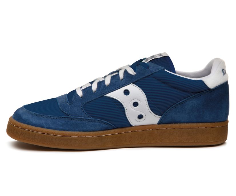 Blue / White Women's Saucony Jazz Court Originals | LQRYT6918