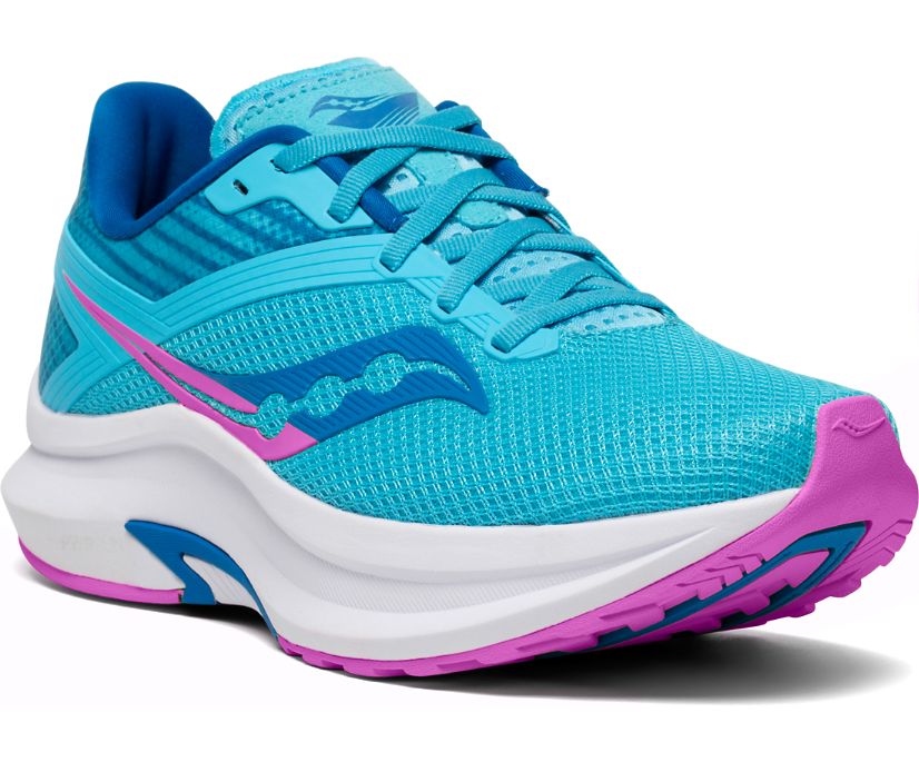 Blue Women's Saucony Axon Running Shoes | XZBOW6249