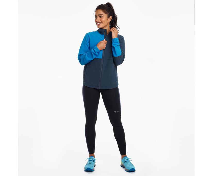 Blue Women's Saucony Bluster Jackets | JLOEB0583