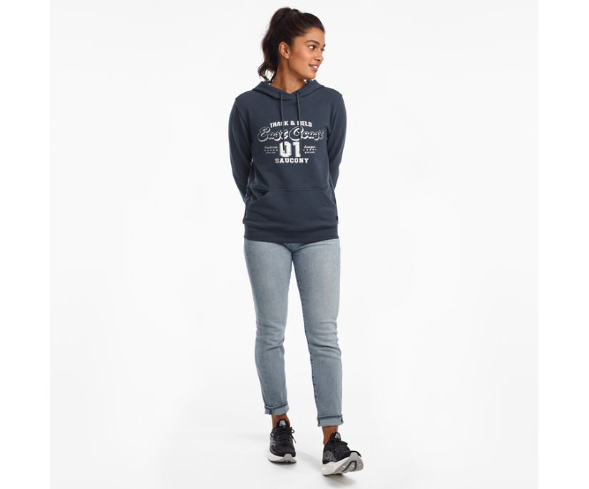 Blue Women's Saucony Rested Shirts | WBVQE4281