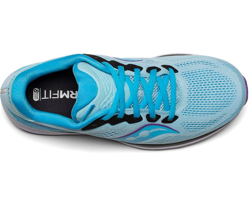 Blue Women's Saucony Ride 14 Running Shoes | RHIJK3570