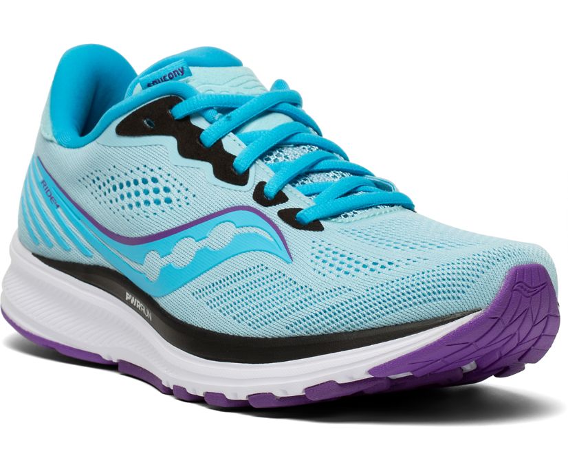 Blue Women's Saucony Ride 14 Running Shoes | RHIJK3570